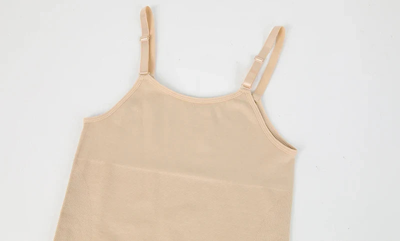 Seam-free Camisole Vest Shapewear Bodysuit for Women Tummy Control Butt Lifting Body Shaper Smooth Invisible Slimming Underwear