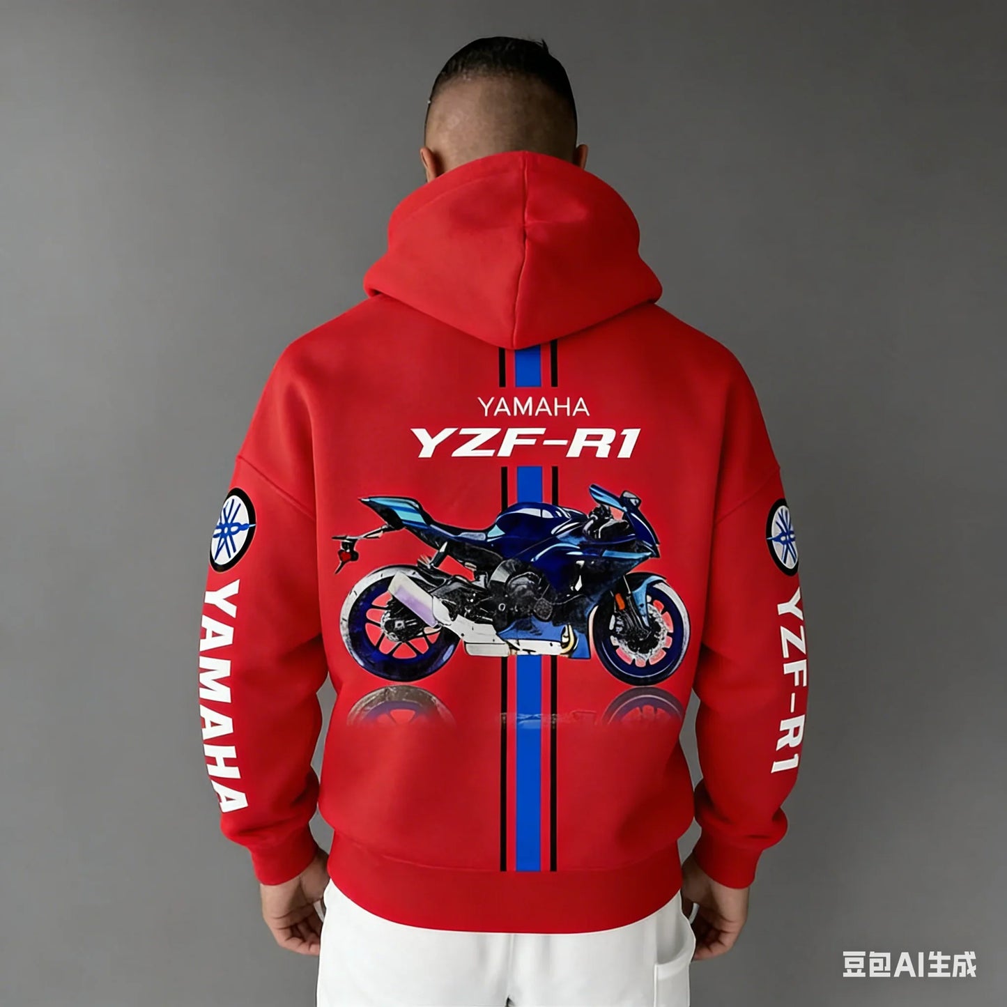 2026 Spring Summer New Motorcycle Yamaha R1 Cotton Oversized Hoodie Men Women Comfortable Casual And Fashionable Sportswear