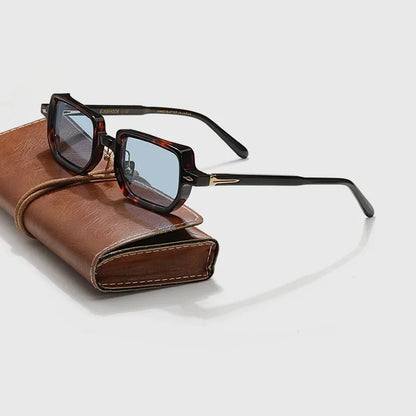 Fashion Luxury Brand  Man Sunglasses SASTATRE Handmade Square Small Frame Sunglasses Woman Outdoor UV400  Protection SUN GLASSES