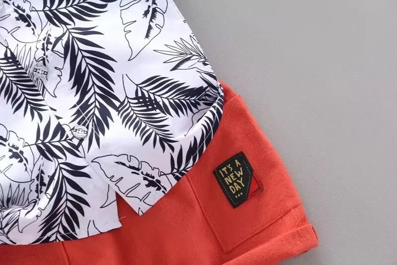 New Summer Baby Clothes Suit Children Boys Fashion Shirt Shorts 2Pcs/Sets Toddler Casual Costume Infant Outfits Kids Tracksuits