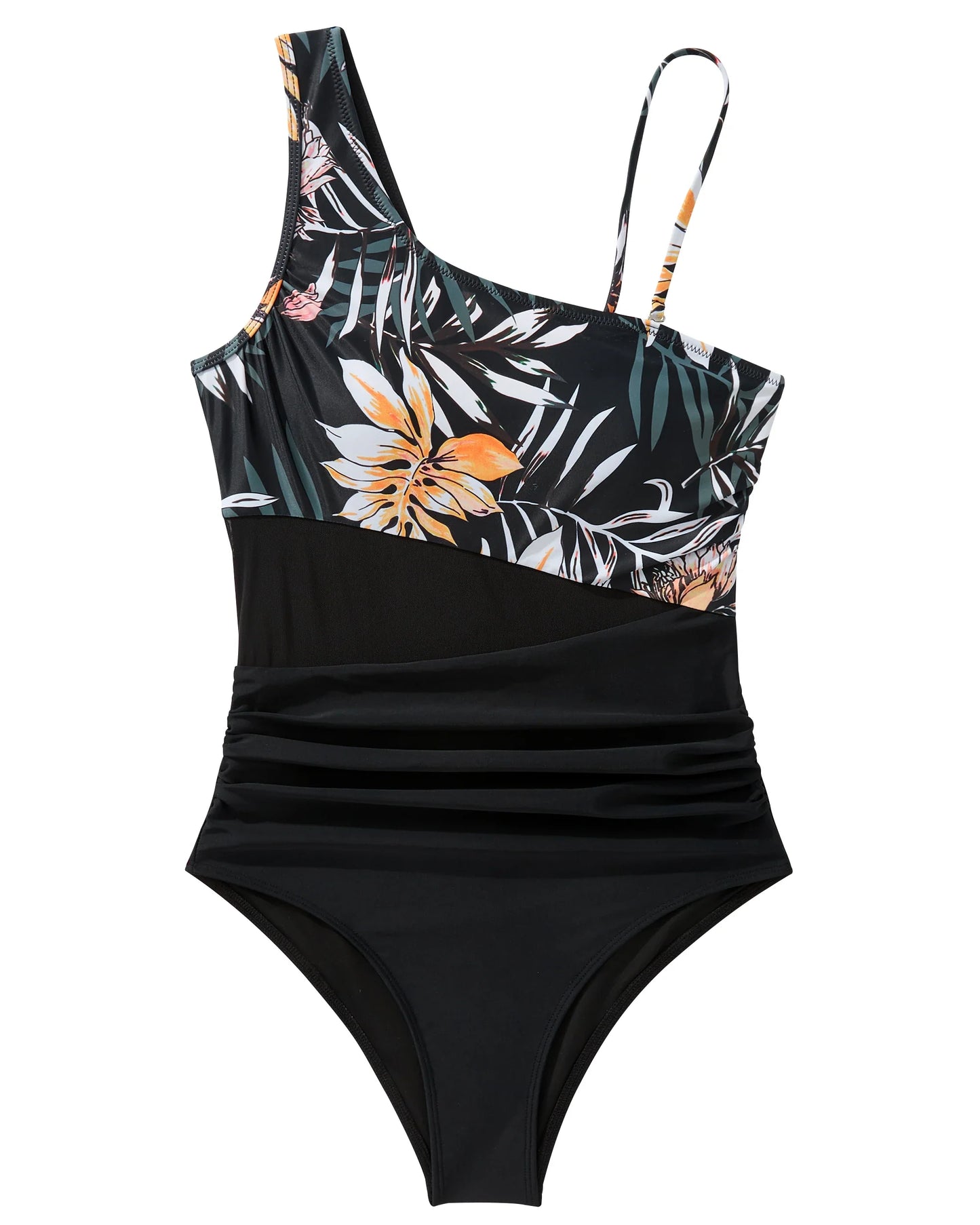 One Shoulder One Piece Swimsuit Women Summer Swimwear  Female Push Up Monokini Femme Beachwear  Pool Swimming Suits  For Women