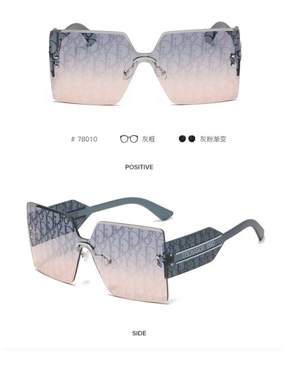 Ins 2025 Luxury Designer UV400 Sunglasses Women Men New Trendy Square Sun Glasses Ladies Vintage Small Cool Gafas De Sol