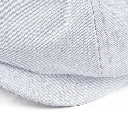 Newsboy Cap Men's Twill Cotton Eight Panel Hat Women's Baker Boy Caps Retro Big Large Hats Male Boina Green Beret