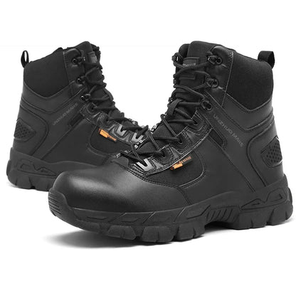 New Men Tactical Boots Ankle Waterproof Desert Hunting Hiking Shoe Unisex Lace Up Male Army Boot Brand Motorcycle Climbing Shoes