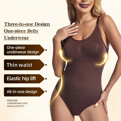 Shapwear Soft Body Shaping  Thong Body Shaping Tummy Control Butt Lifter Cincher Slimming Sheath Shapers Bodysuit Woman Body