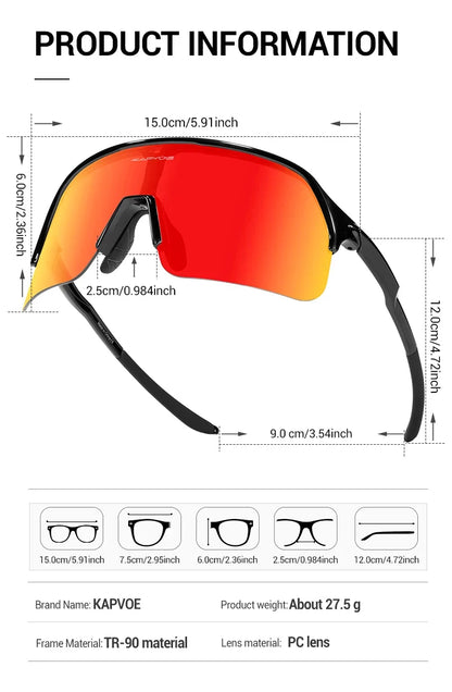 Sunglasses for Man Cycling Glasses Driving Bicycle Eyewear Cycling Women Road Mountain Bike Outdoor Sport Goggles UV400