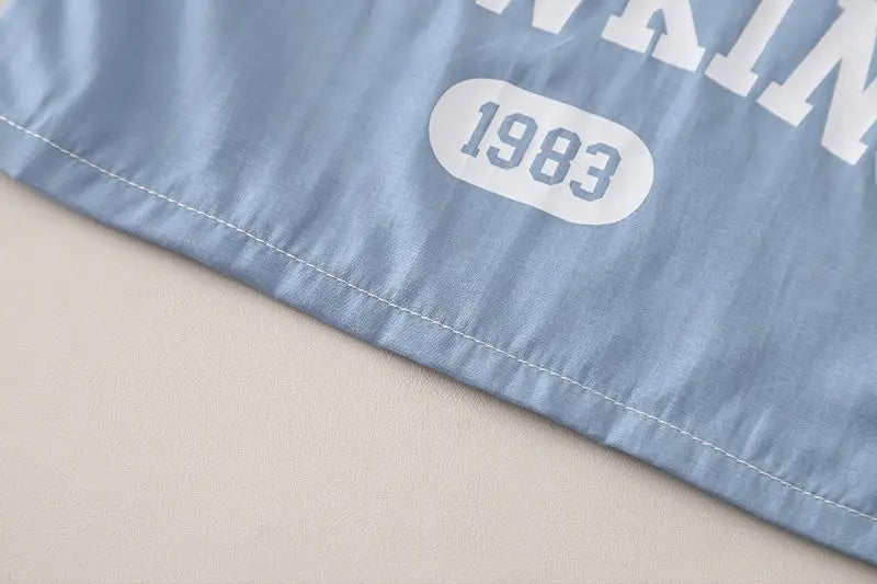 Children Cotton Clothes Summer Child Boy Cartoon Denim Solid Shirt Short 2Pcs/set Infant Kid Fashion Toddler Tracksuit 0-5 Years