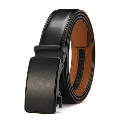 Mens Leather Belt Multiple Colors Automatic Available Belts Leisure Fashion Ratchet Belts for Men Pants Waistband