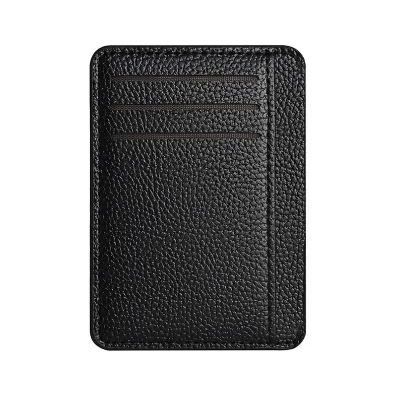 Portefeuilles Minimalistes Fins pour Hommes avec Poche Avant, Bloqueur RFID, Porte-Cartes de Crédit, Portefeuilles en Cuir Portables