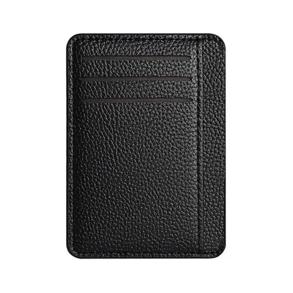 Portefeuilles Minimalistes Fins pour Hommes avec Poche Avant, Bloqueur RFID, Porte-Cartes de Crédit, Portefeuilles en Cuir Portables