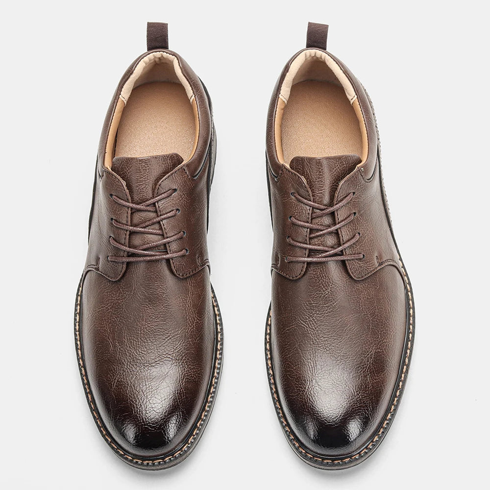40~46 Casual Shoes Men Fashion Brand Comfortable 2024 Leather Shoes Men #KD726