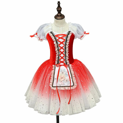 Girls' Ballet Skirt, Dance Skirt, Children's Ballet Skirt, Campus Dance Programs, Collective Stage Performance Costumes