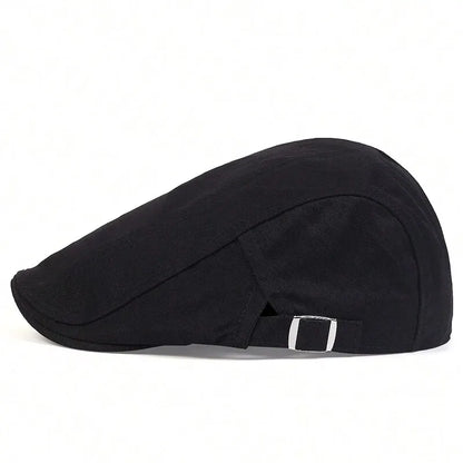 Men Light Board Solid Color Newsboy Caps British Painters Hats Spring and Summer Adjustable Flat Cap Hip Hop Berets