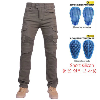 Motorcycle Jeans Pantalones Motocicleta Hombre Featherbed Jeans Standard Version Car Ride Trousers Pant Summer Riding
