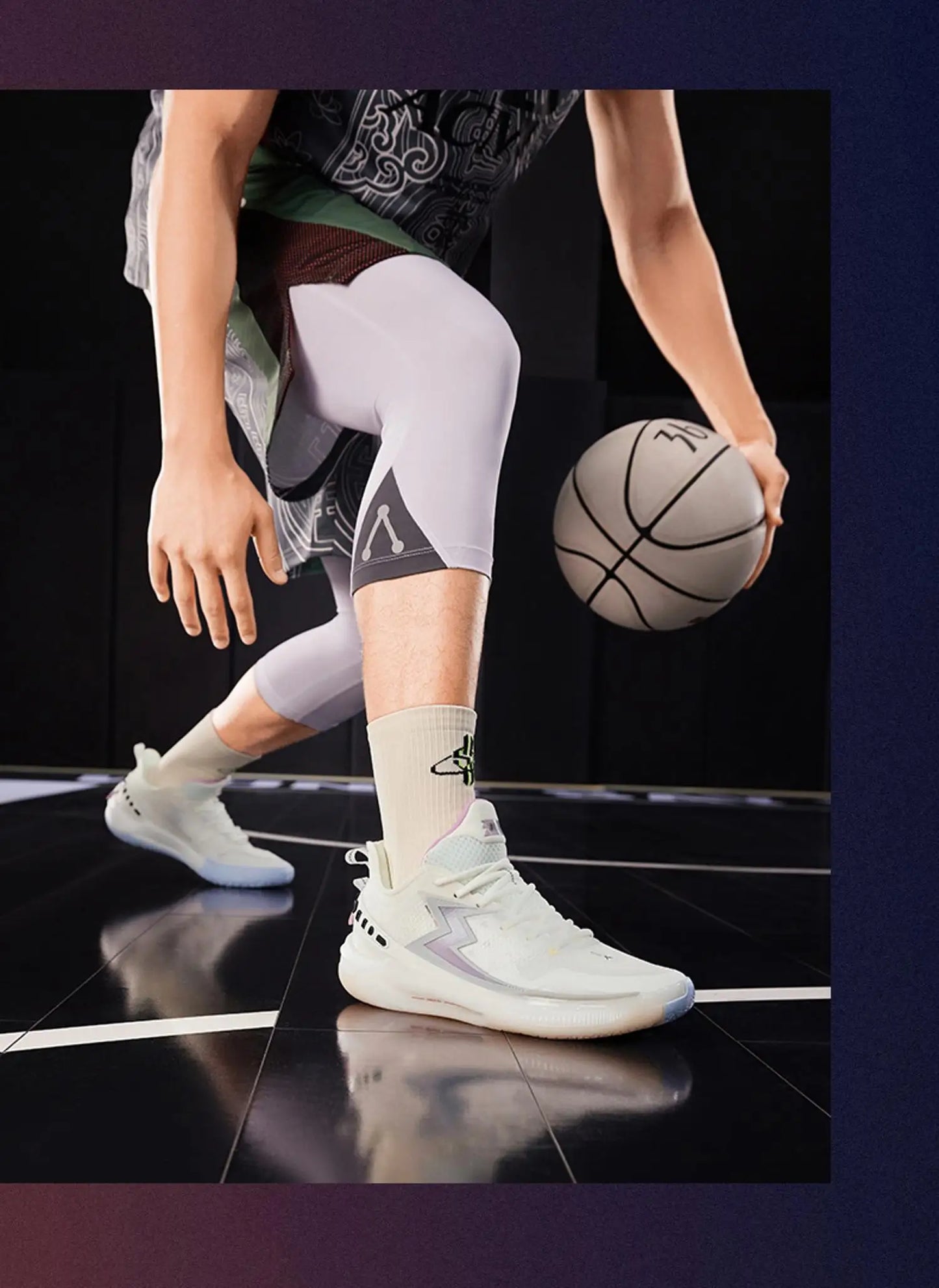 BIG3 5.0 Quick Pro Men Basketball Shoes Carbon Plate Breathable Stable Flexible Training Male Sneakers 672421111