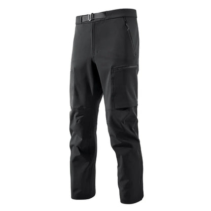Autumn Hiking Pant Men Waterproof Soft Shell Pant High Elastic Outdoor Cycling Fishing Trousers Multi Pocket Windproof Trousers