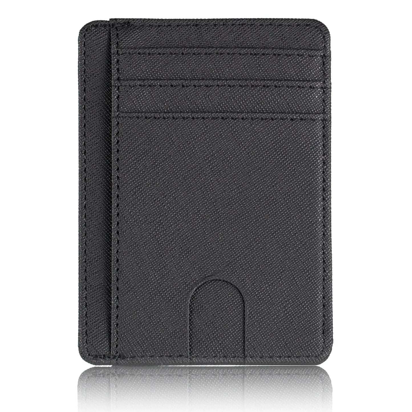 Blocking Wallet Business Card Cover for Case Super Thin Men Leather Credit Card Holder Card Travel Wallet Minimalist Wallet