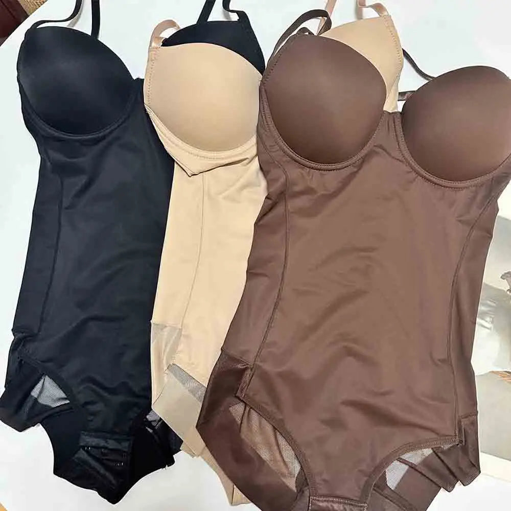 Women Shapewear Bodysuit Tight Slimming body Shaper Bodysuit with Bras