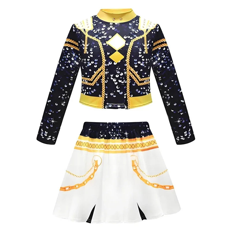 Anime Movie Kids  Cosplay Rumi Zoey Mira Cosplay Suit Clothes KPop Rumi Zoey Cosplay Costume 3D Print Costume
