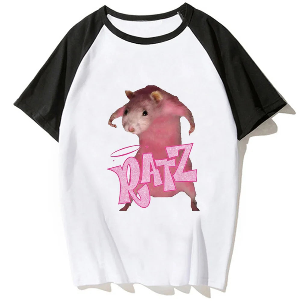 Y2k Tee women anime funny harajuku tshirt girl Japanese clothes
