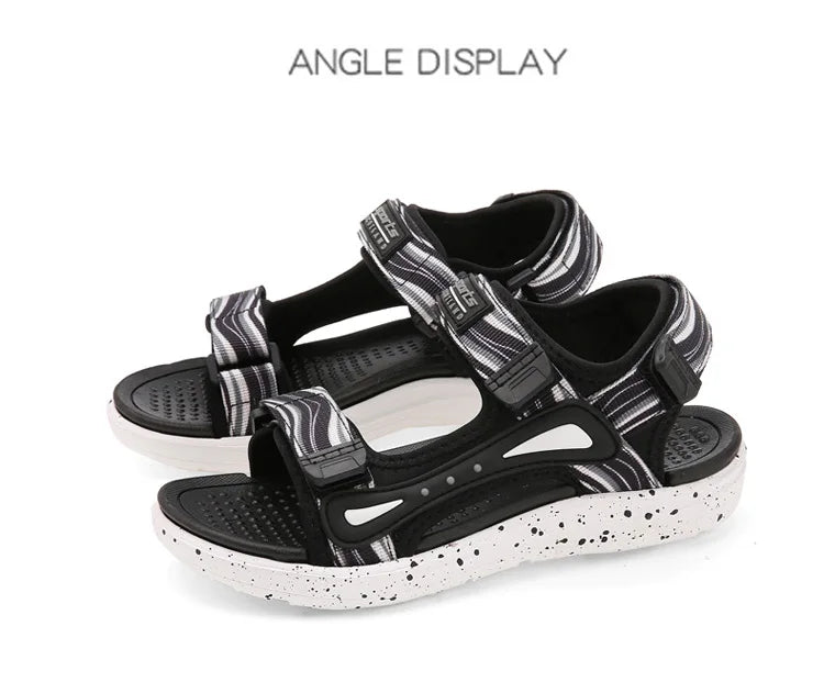 Fashion Kids Walking Sandals Boys Shoes Soft Sole Non-slip Outdoor Summer Children's Beach Water Shoes