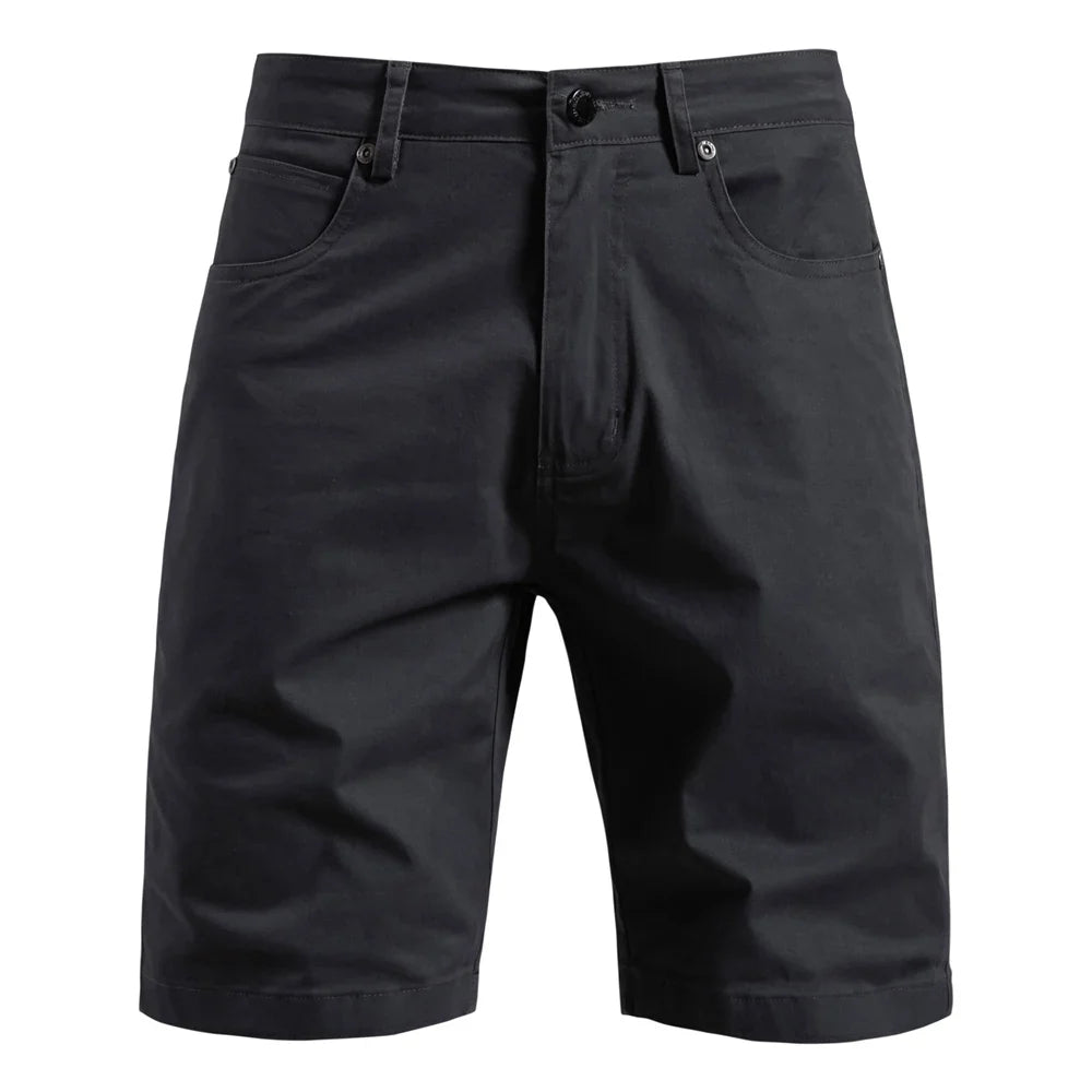 Men's 100% Cotton Summer Shorts Casual 11-Tone Multi-Pocket Lightweight Street Shorts