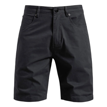 Men's 100% Cotton Summer Shorts Casual 11-Tone Multi-Pocket Lightweight Street Shorts