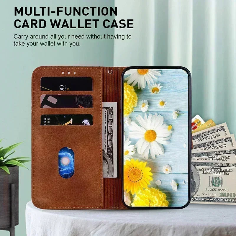 Leather Phone Case For iphone 15 14 13 12 11 Pro Max XS XR 7 6 6 6s Plus SE SE3 se4 2024 Wallet Lanyard Cover
