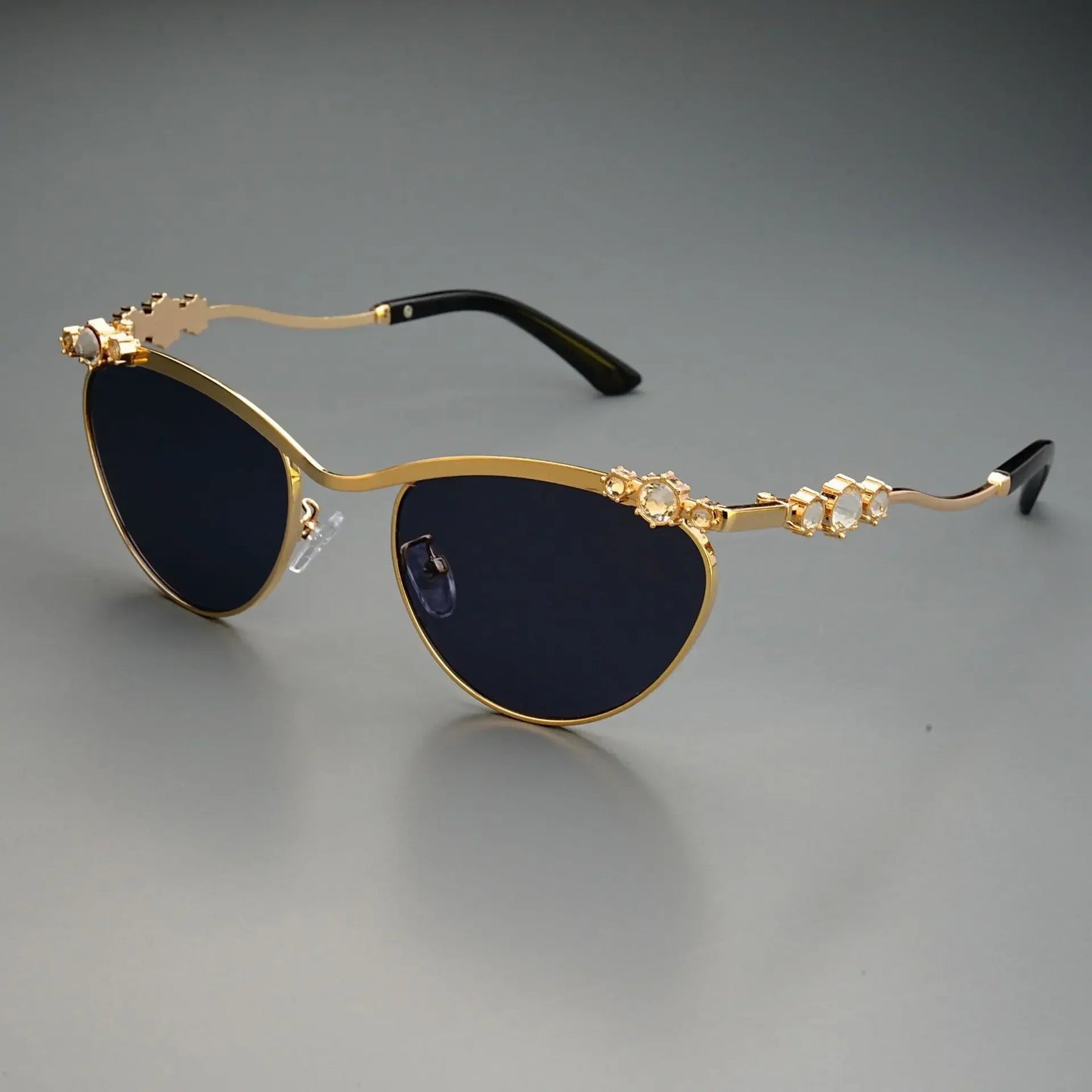 Y2K New Luxury Sunglasses Women Rhinestones Cat Eye Ins Party Fashion Sun Glasses UV400 Sun Shades Lentes De Sol Mujer Sunglass