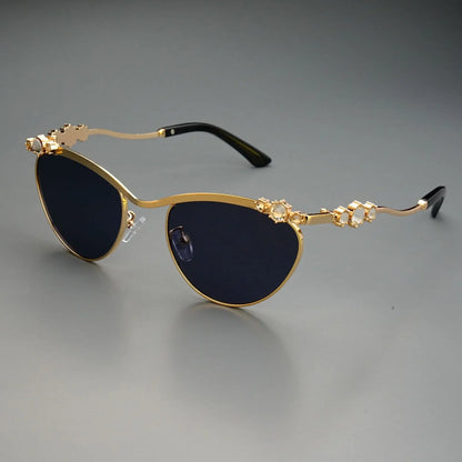 Y2K New Luxury Sunglasses Women Rhinestones Cat Eye Ins Party Fashion Sun Glasses UV400 Sun Shades Lentes De Sol Mujer Sunglass