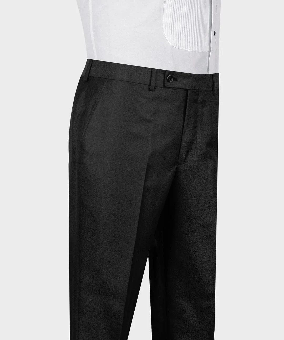 Slim Fit Men's Two Pieces One Button Suit Black Jacket & Pants Tuxedos Stylish Prom Wedding Dinner Formal Men Suits