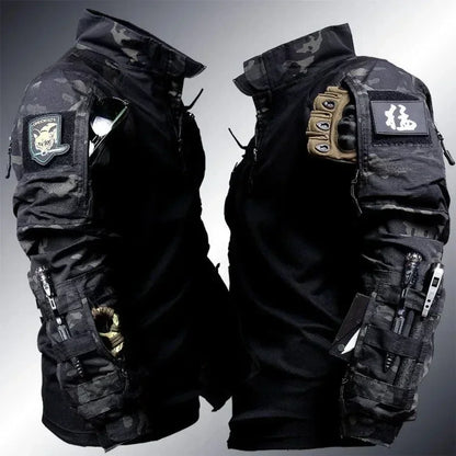Tactical Uniform Milit Camo Suit Hunting Clothes Combat Shirts Camping Pants Men Workwear Suits Airsoft Paintball Sets