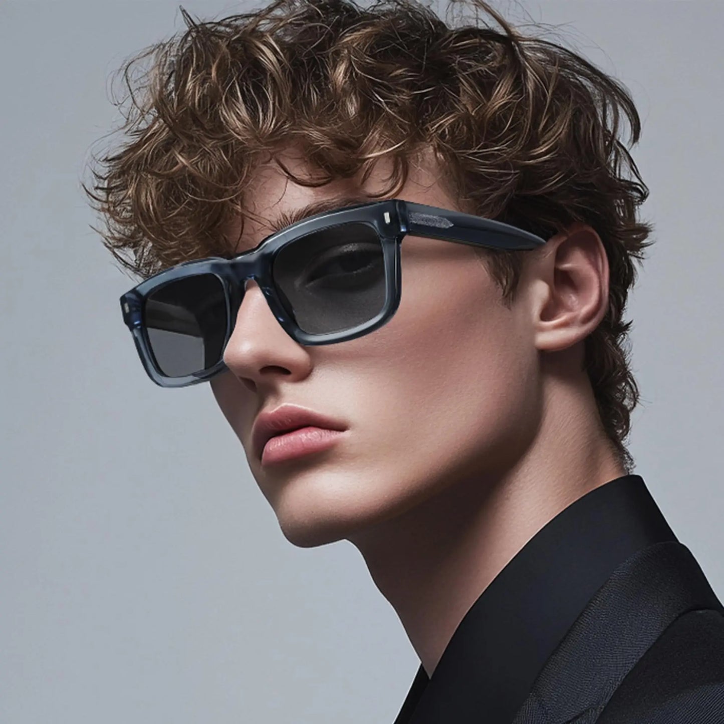 2026 Trend Square Polarized Sunglasses Handmade Acetate Sun Glasses Fashion Patchwork Shades ZS6240