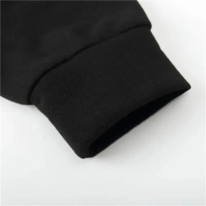 NORWAY printing Autumn winter models Men's Fleece windproof Warm Cotton Oversized Hoodie Outdoor Commuter Men's High Elastic top