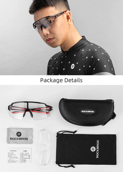 Cycling Glasses Polarized UV400 Protection Bicycle Sunglasses Men Women Photochromic MTB Road Bicycle Goggles Eyewear