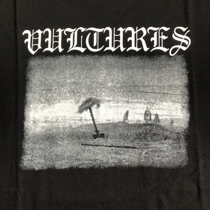 Vultures DONDA Kanye Quality Printed Long Sleeves 100%Cotton Casual Loose Oversized Tops T Shirt For Men