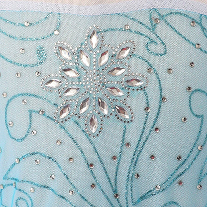 Children Costume Girl Dress Halloween Princess Cosplay Party Rapunzal Anna Elsa Birthday Clothes