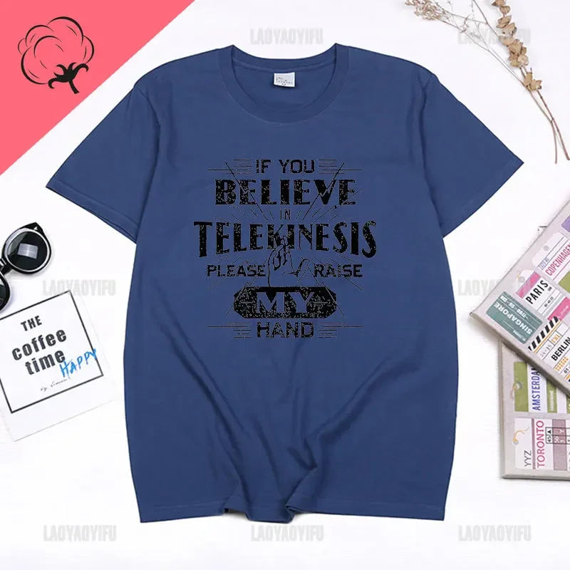 I Lost An Electron Tom Holland Same Style Graphics T Shirt Men Women High Quality Cotton T-shirts Fashion Streetwear Ropa Hombre