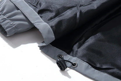 Night Reflective Clothes Spring New Men's Hooded Jacket Outdoor Run Casual Windproof Coat Couples Hip-hop Streetwear S-5XL