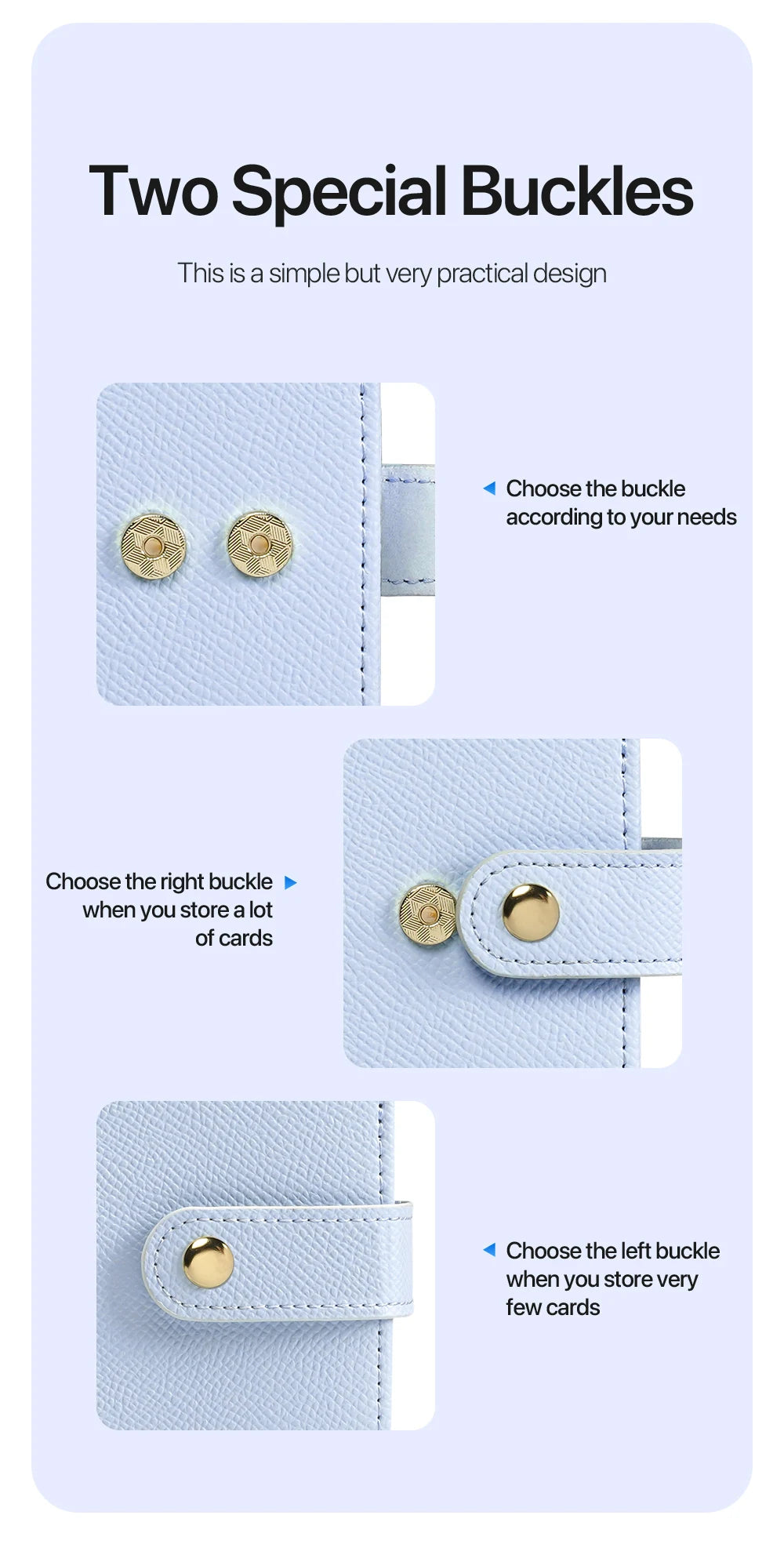 2in1 Magnetic Detachable Wallet Folio Case for iPhone 17 Pro Max/17 Air/16plus 15Leather Cover with Card Slots & Clasp