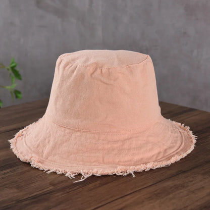 Wholesale New Bob Summer Bucket Hats Reversible Men Ladies Cotton Outdoor Sports Pull Up Fashion Panama Sun Hat Gift Wine Party