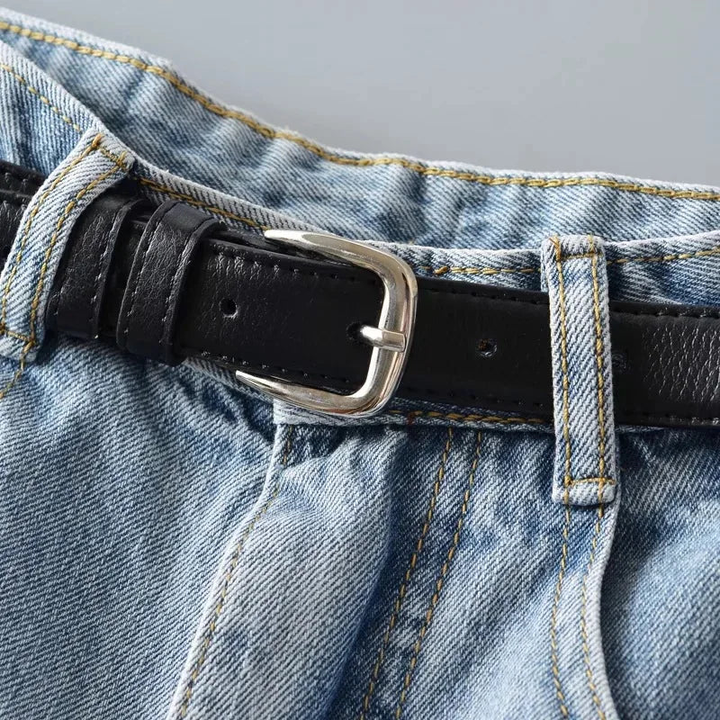 Shorts Basics Denims Women Jean High Waist Sexy Jeans Casual Buttons Pockets 2024 Summer Short Femme Denim Wide Leg Pants