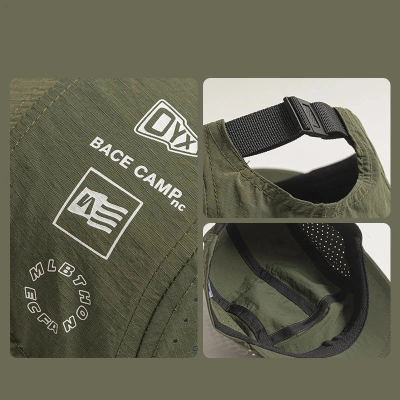 Summer Thin Breathable Mesh Baseball Caps for Men and Women Outdoor Camping Leisure Sun Protection Quick-drying Hiking Hats