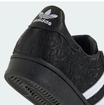 Official Authentic Three Stripes Women's Bow Casual Low-top Sneakers JR7978