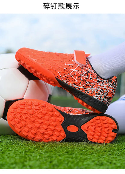 New Men Kids Soccer Shoes Cleats Match Grass Boys Professional Football Boots Ultralight Non-Slip Training Shoes Drop Shipping