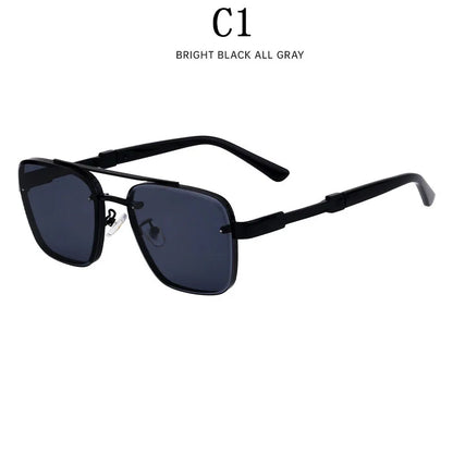 Retro Square Sunglasses For Men Sunscreen Vintage Sunglasses Women Trendy And Fashionable Fashion Glasses Gafas De Sol Hombre