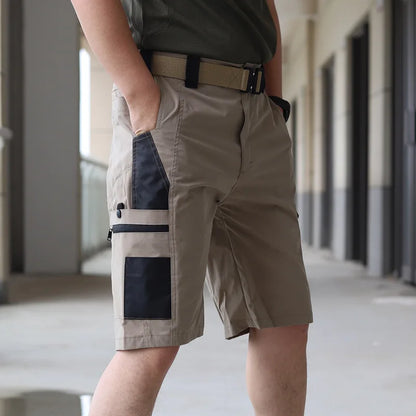 Tactical Camouflage Shorts Outdoor Work Pants Men's Multi-pocket Casual Cargo Short Pants Quick Dry Wear-resisting Shorts Male