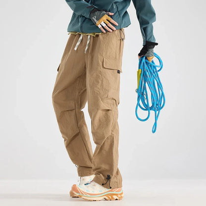 Men's Water-repellent Hiking Pants Scratch Resistance Fashion Cargo Pants Breathable Trousers Fishing Camping Pants
