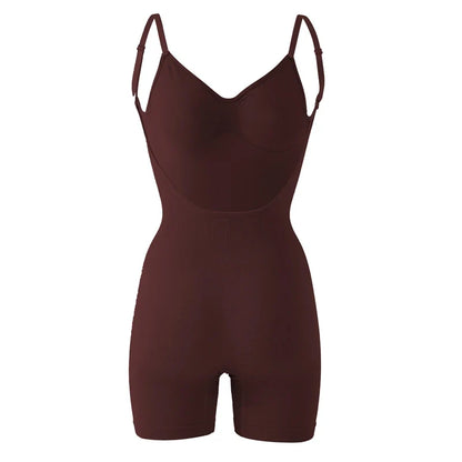 Women's Low Back Seamless Bodysuit Tummy Control Hip Lifter Full Body Shaper Backless Shapewear Jumpsuit Slim Corset