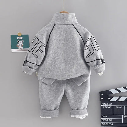 New Spring Autumn Baby Clothes Suit Children Boys Jacket Pants 2Pcs/Sets Kids Girls Clothing Infant Costume Toddler Tracksuits